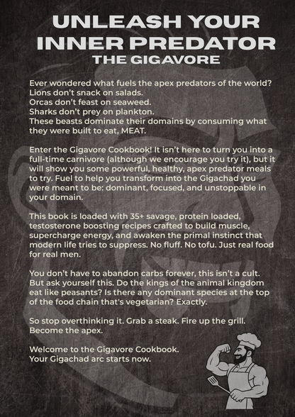 The GIGAPILLED Carnivore E-Cookbook