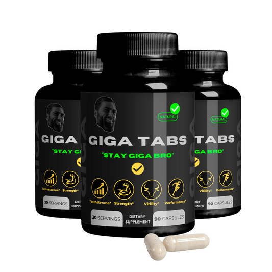 3 MONTHS Giga Tabs SUPPLY! + FREE GIGA PILLED CARNIVORE COOKBOOK!