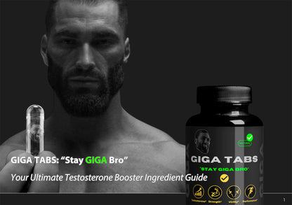 12 Months Giga Tabs Supply + FREE Giga Pilled Carnivore E-Cookbook + Free Shipping